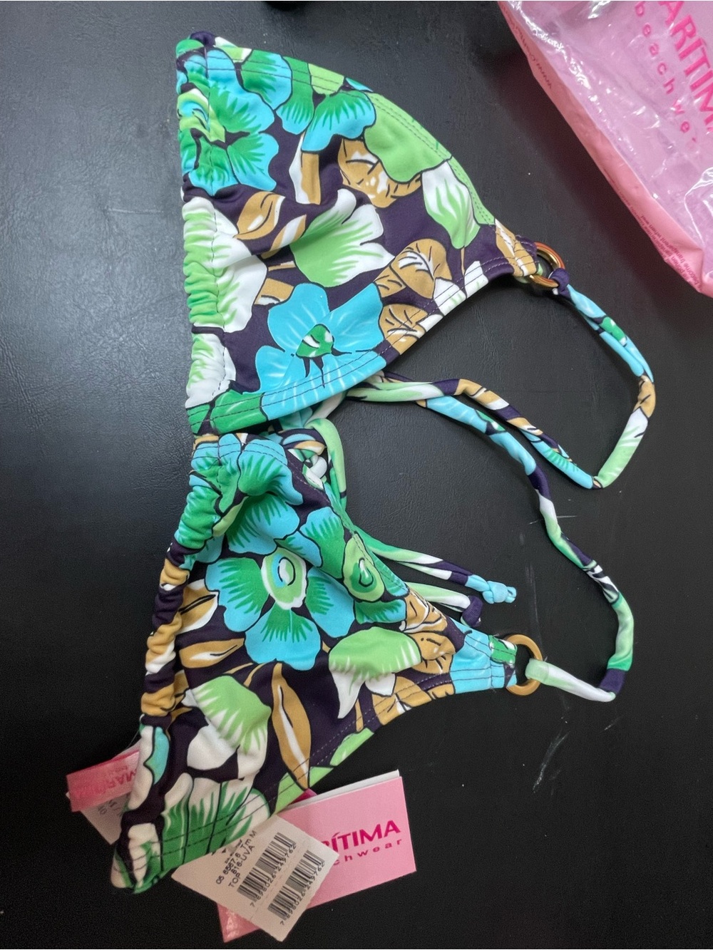 NWT Cia. Marítima Tropical Floral Bikini Top - Size M / 40